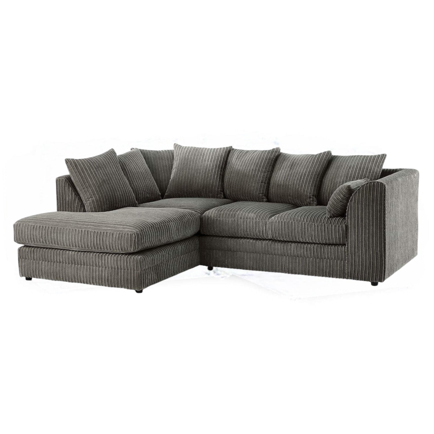Chicago Jumbo Cord Scatter Back 4 Seater Corner Sofa