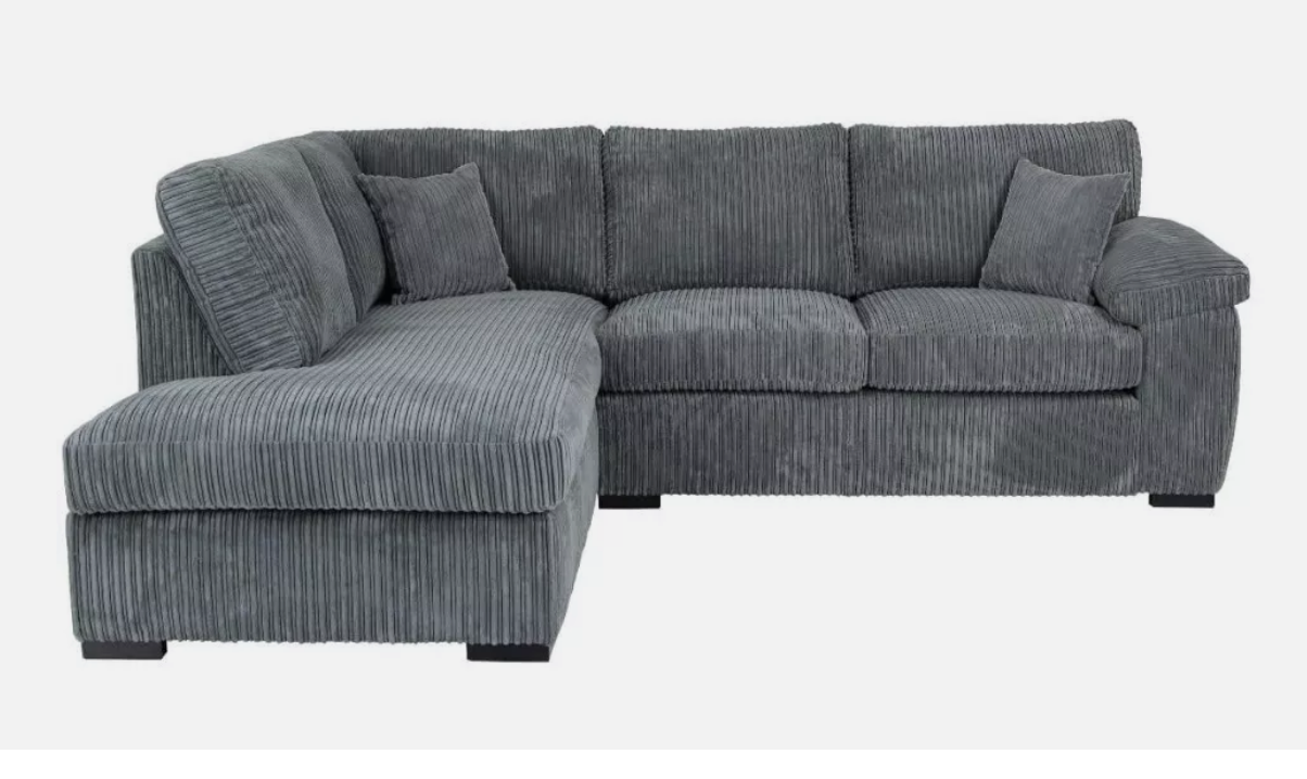 AMALFI JUMBO CORD - 4 SEATER CORNER SOFA