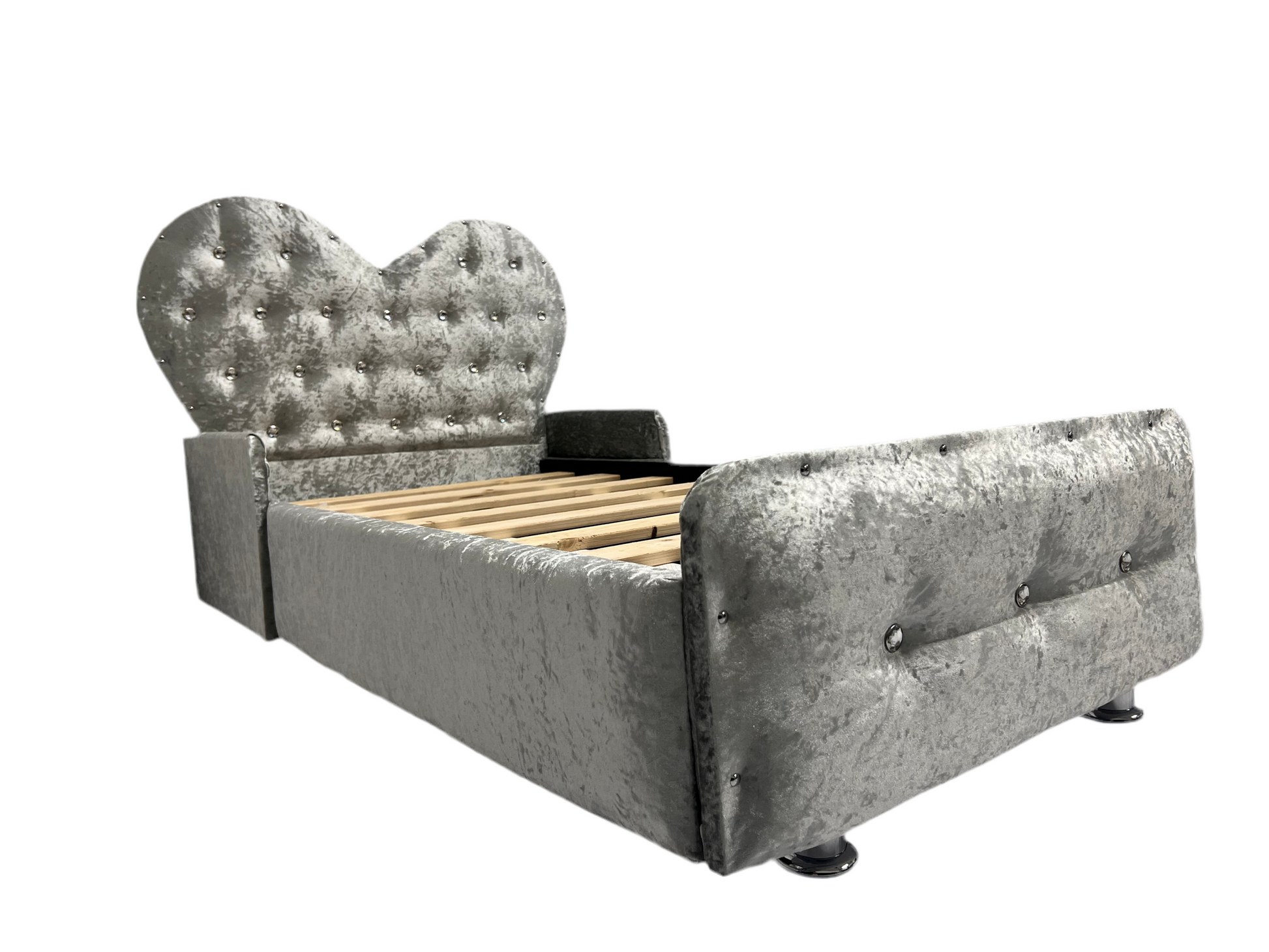 Heart Shaped Toddler/Kids Bed with Mattress