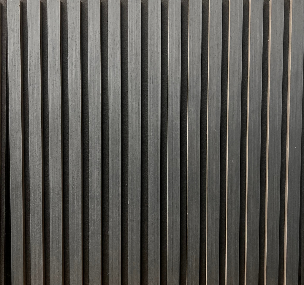 Acoustic Wood Slatted Wall Panels 240 X 60cm - 8 Colours Available