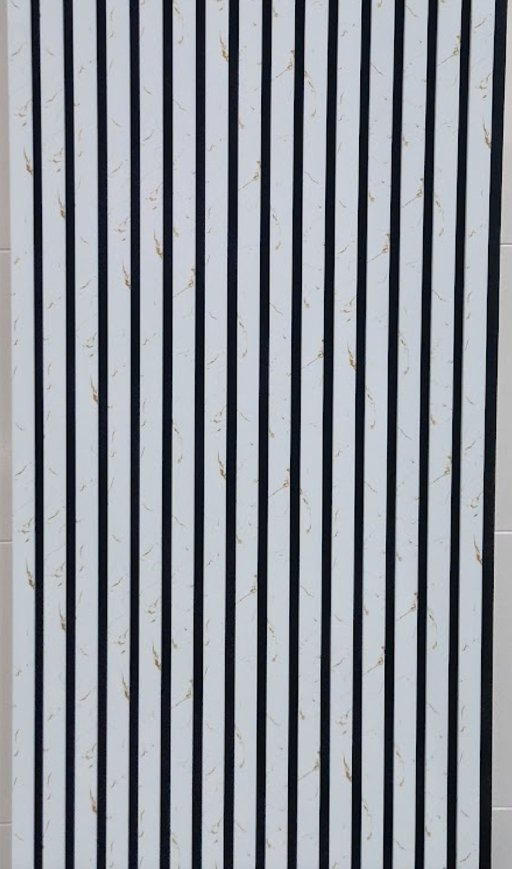 Gold Flaked 3D Acoustic Wall Panel in White