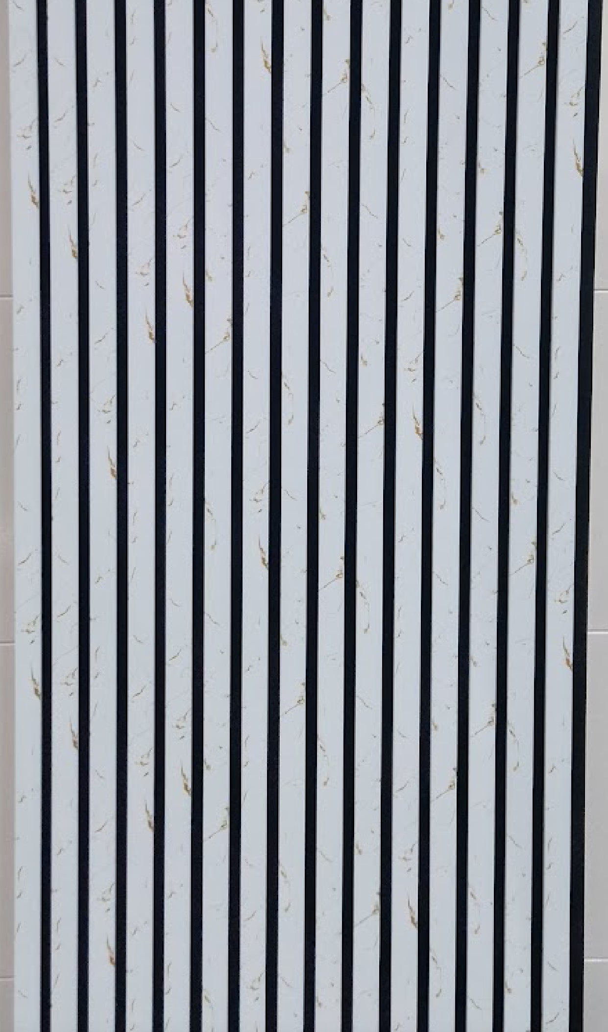 Gold Flaked 3D Acoustic Wall Panel in White