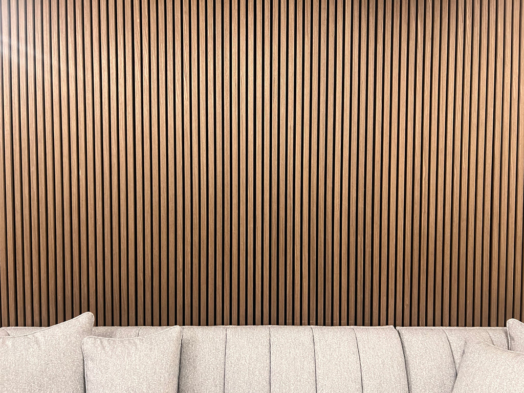 Walnut - Acoustic Wall Panel - Premium Quality 240cm-60cm