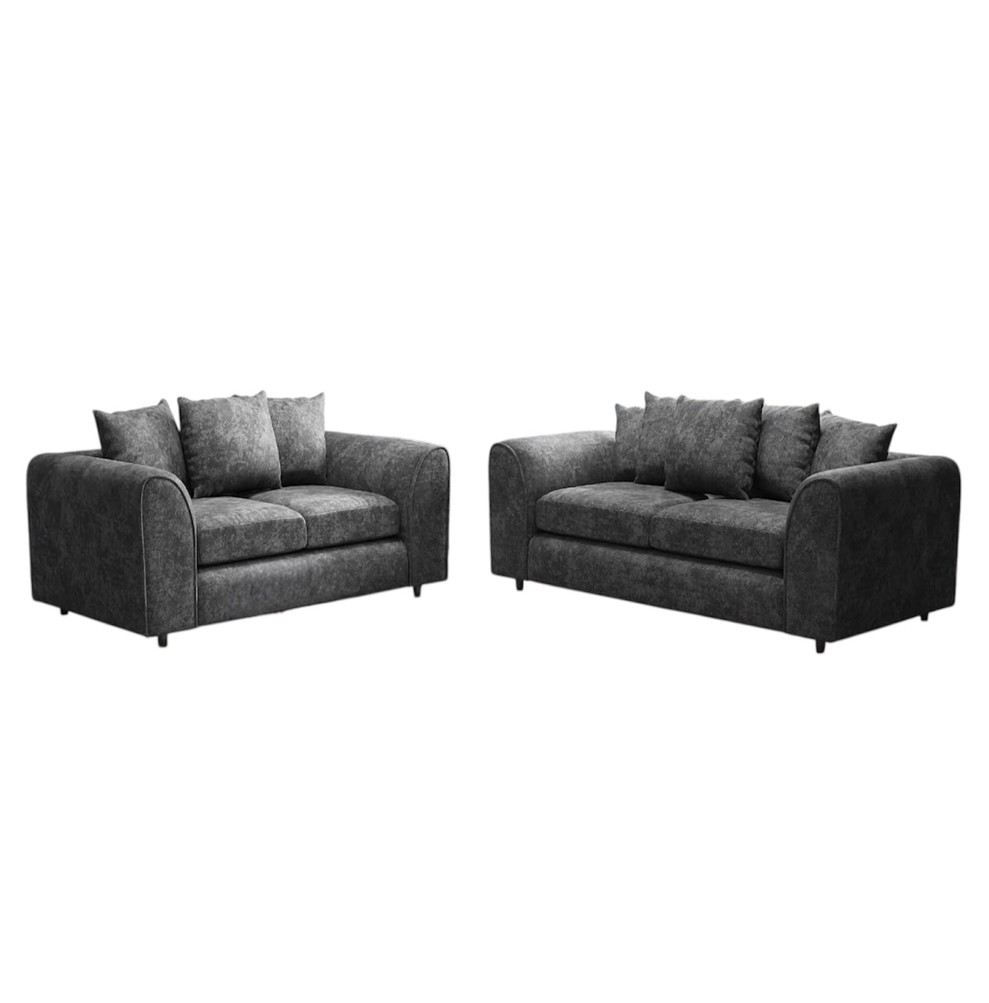 ALASKA FABRIC 3+2 SCATTER BACK SOFA SET