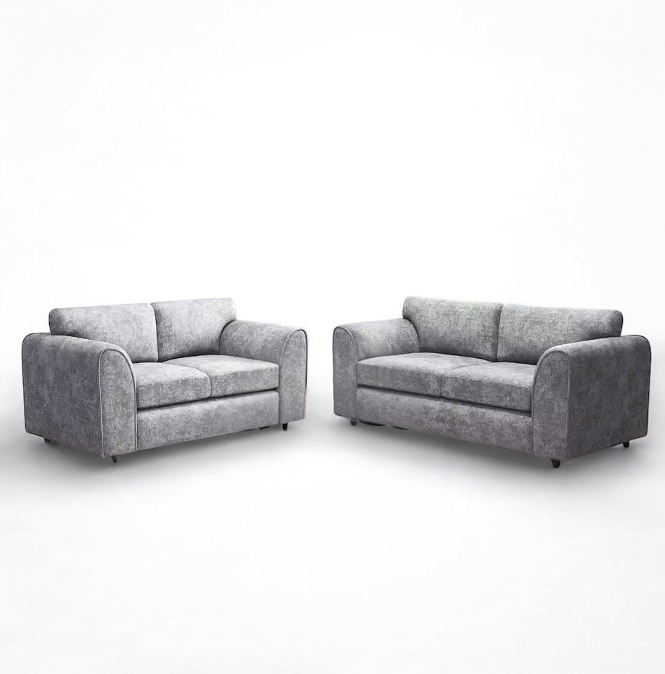 ALASKA FABRIC 3+2 FULL BACK SOFA SET