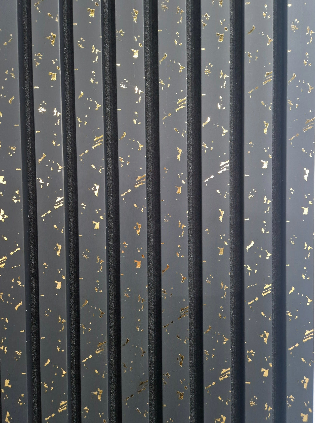 Gold Flake 3D Acoustic Wall Panel in Black