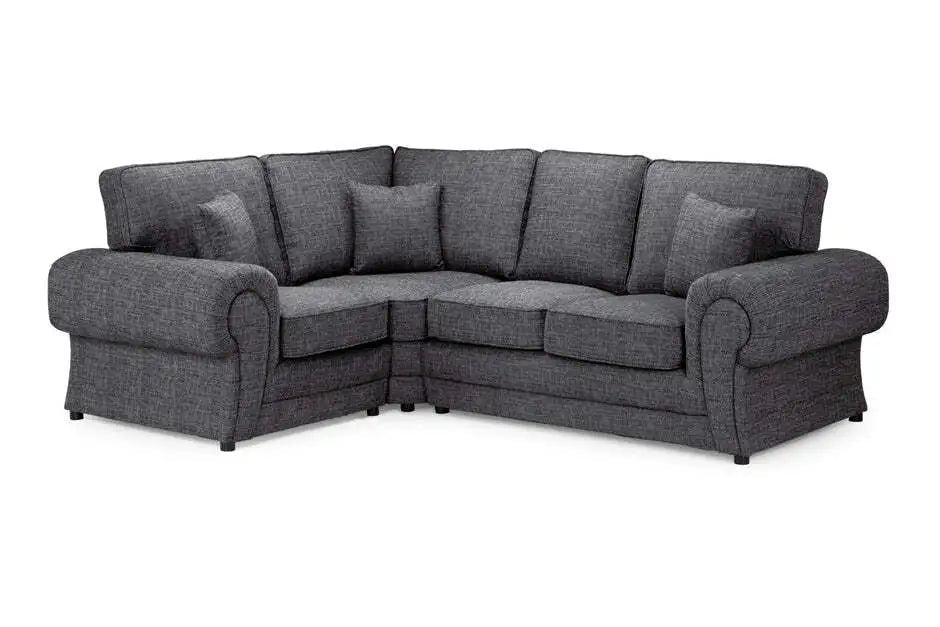 WILCOT FABRIC FULL BACK CORNER SOFA SET