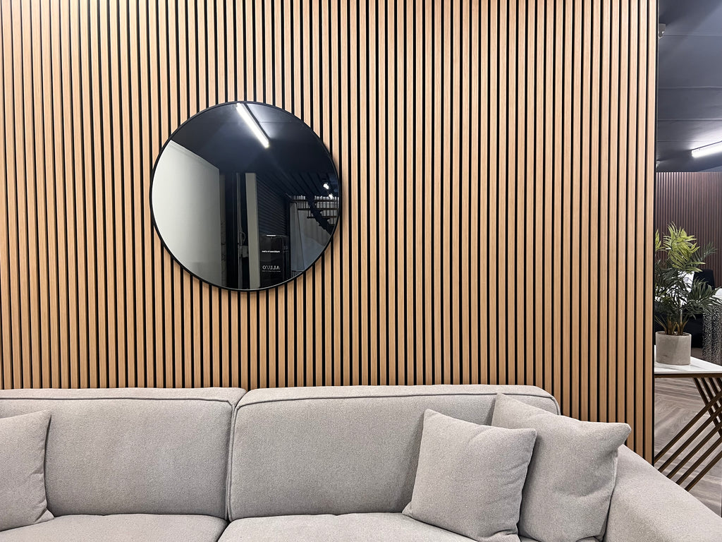 Acoustic Wood Slatted Wall Panels 240 X 60cm - 8 Colours Available