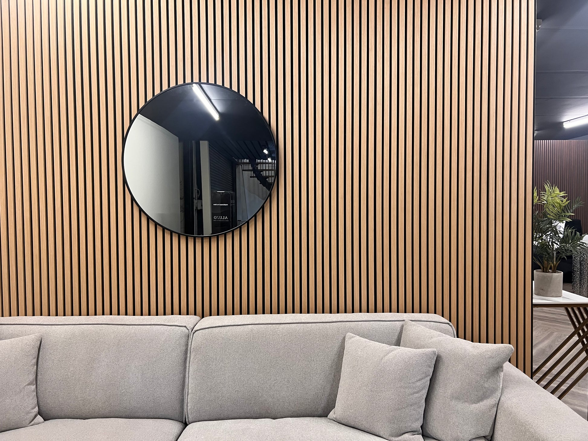 Acoustic Wood Slatted Wall Panels 240 X 60cm - 8 Colours Available