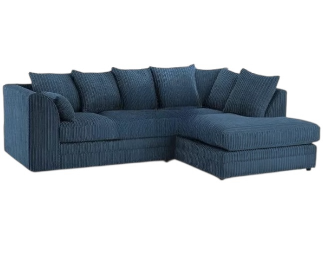 Chicago Jumbo Cord Scatter Back 4 Seater Corner Sofa