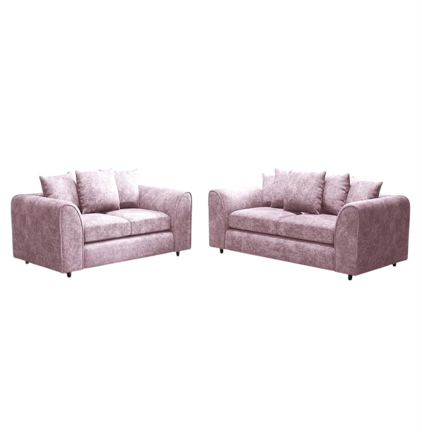 ALASKA FABRIC 3+2 SCATTER BACK SOFA SET