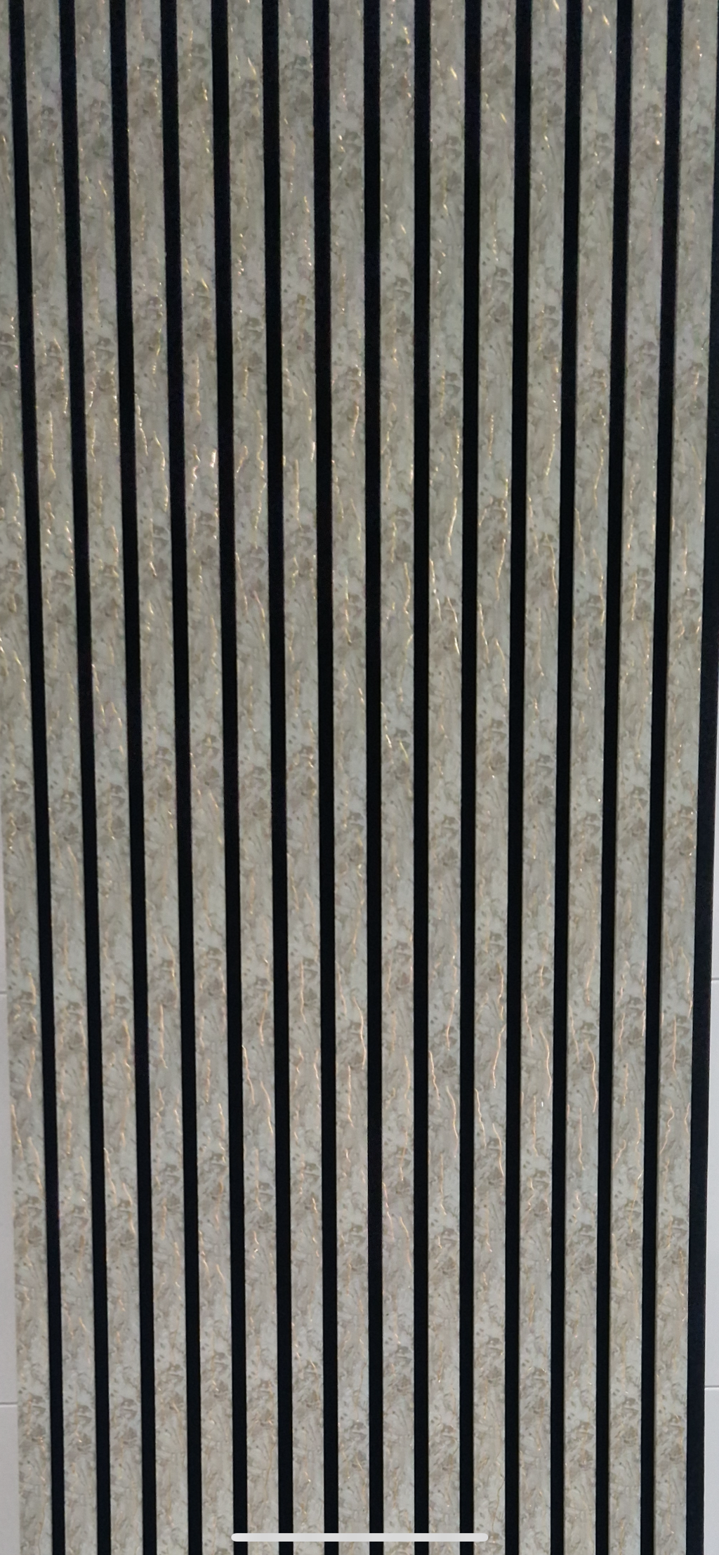 Gold Flake Line 3D Acoustic Wall Panel in White