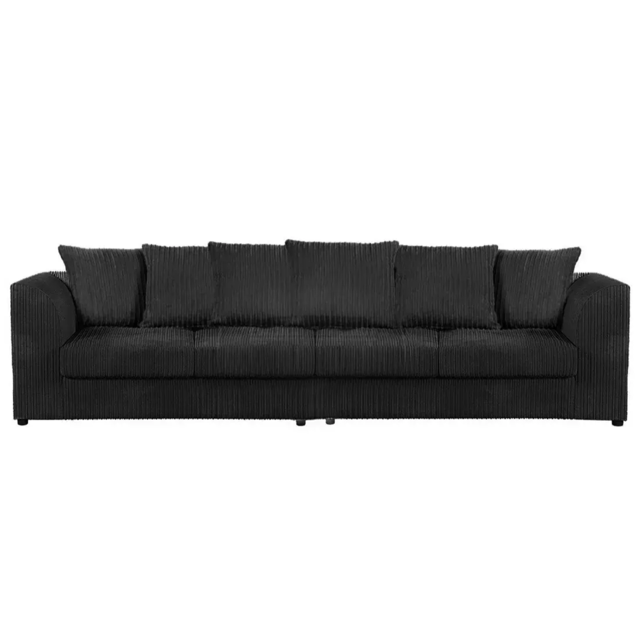 Chicago Jumbo Cord-Full Back 4 Seater Sofa