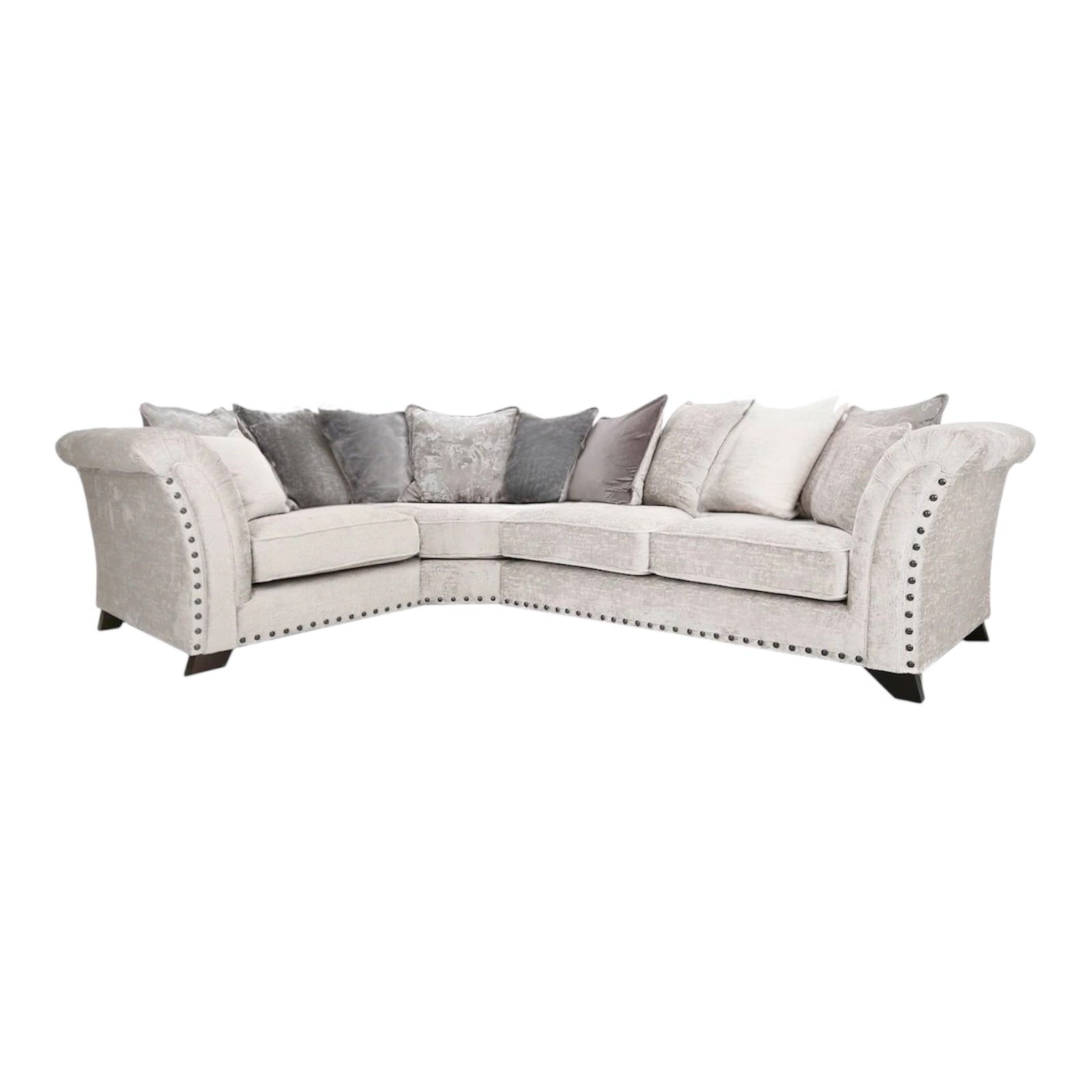 Harrison L-Shape Scatter Back Corner Sofa -Truffle Alaska