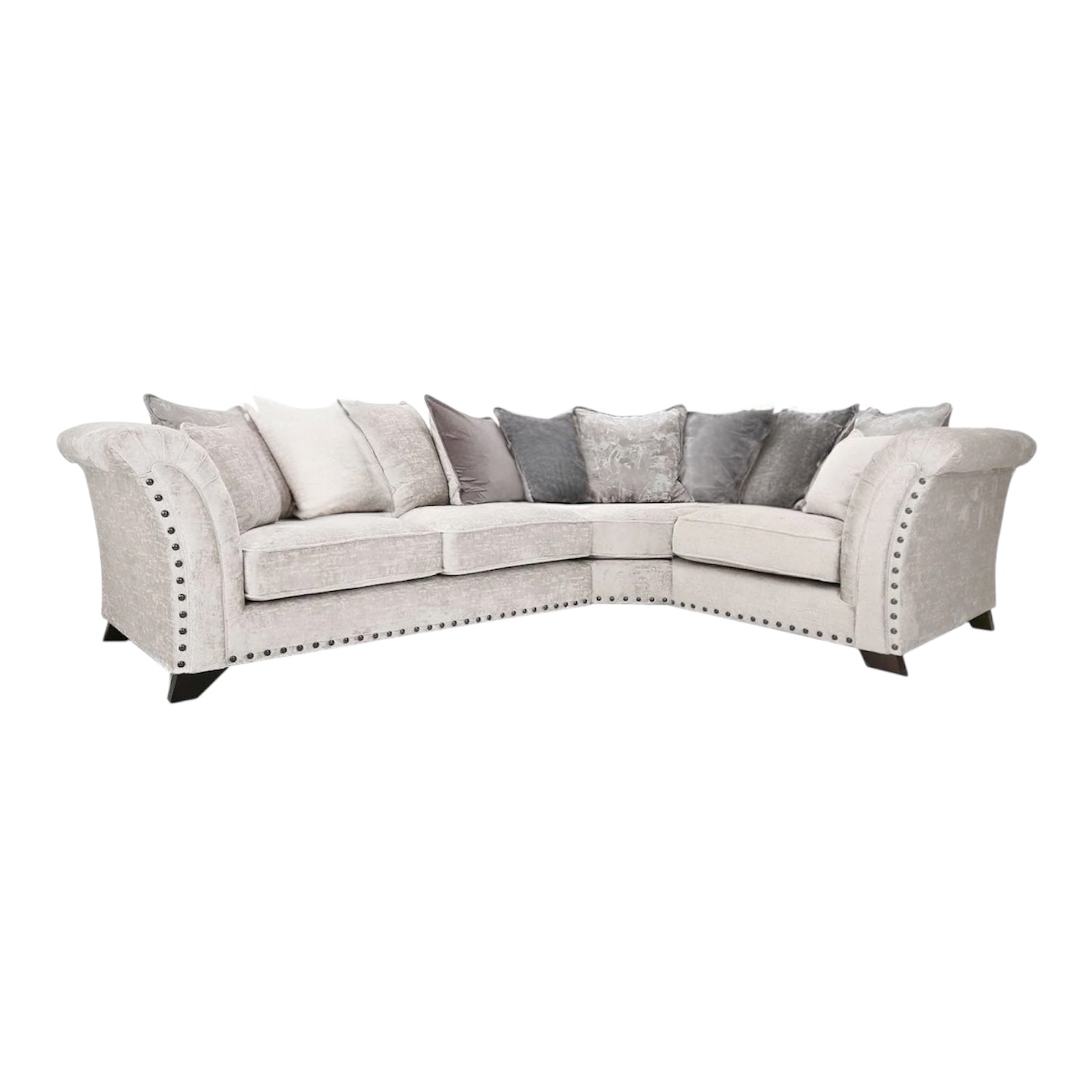 Harrison L-Shape Scatter Back Corner Sofa -Truffle Alaska