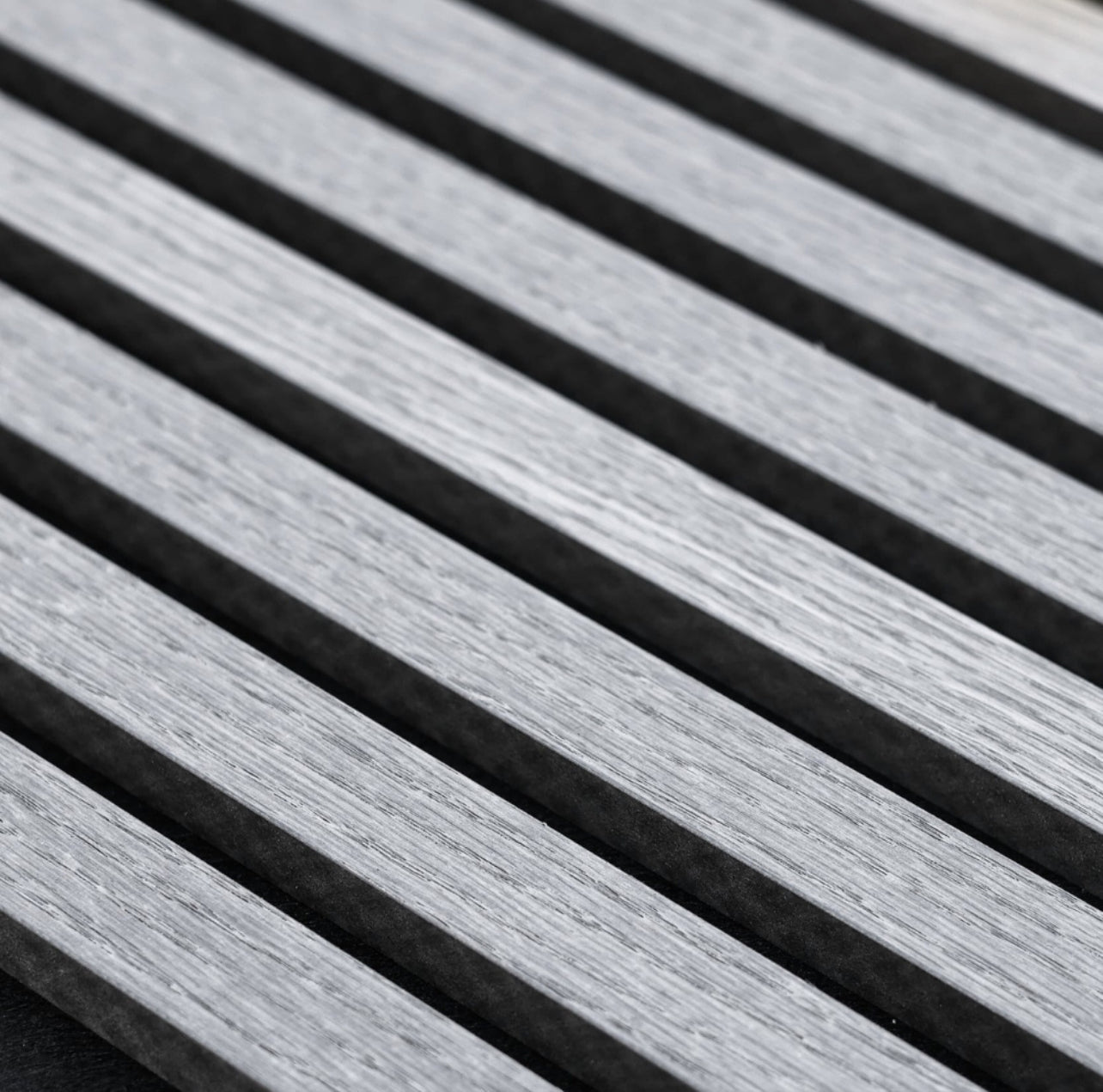 Ash Grey - Acoustic Wall Panel - Premium Quality 240cm-60cm