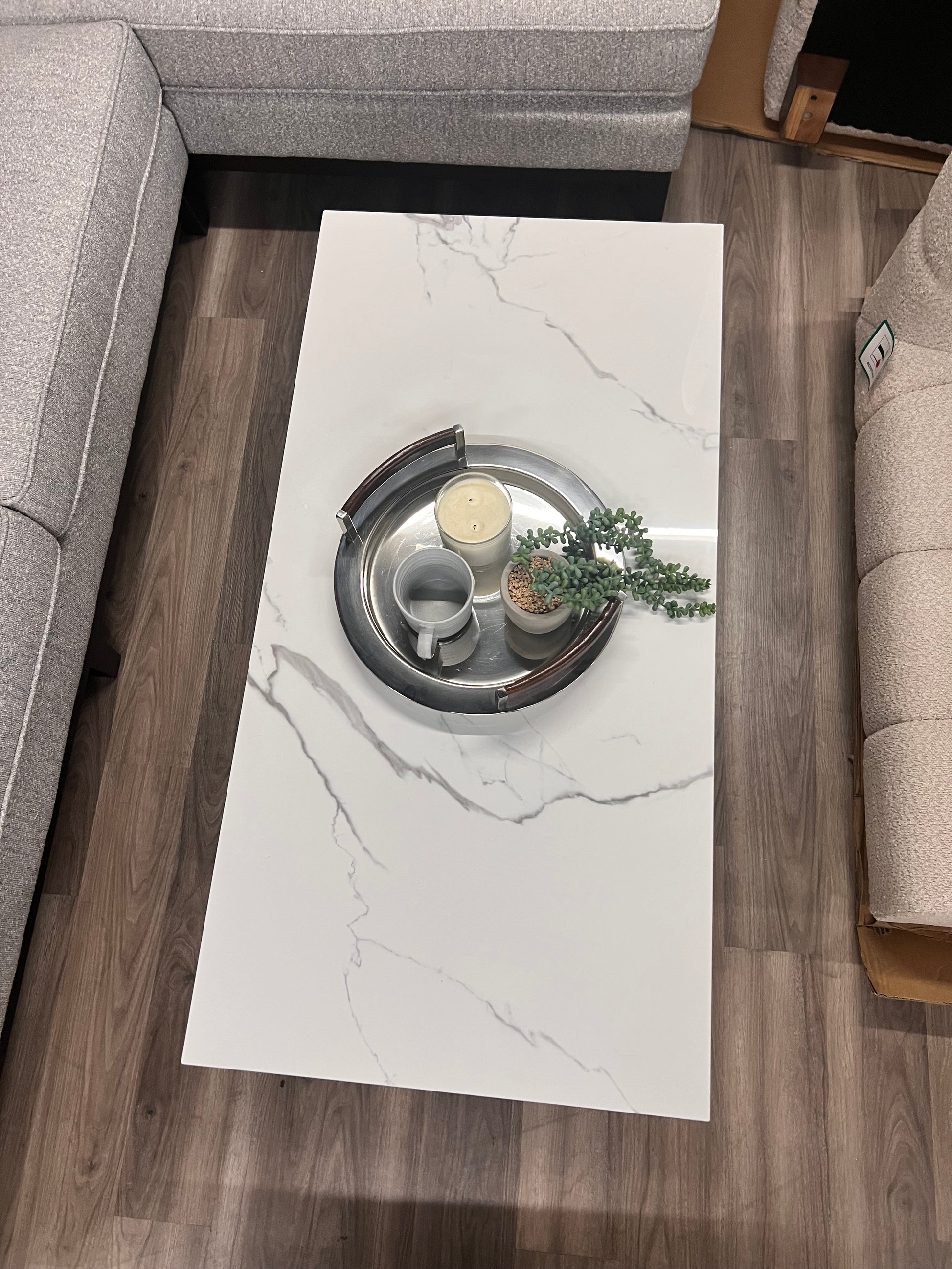 Zoni Gold Marble Coffee Table