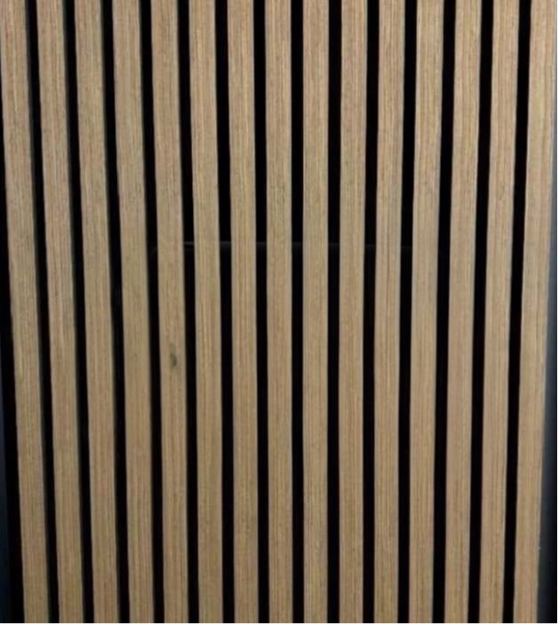 Acoustic Wood Slatted Wall Panels 240 X 60cm - 8 Colours Available