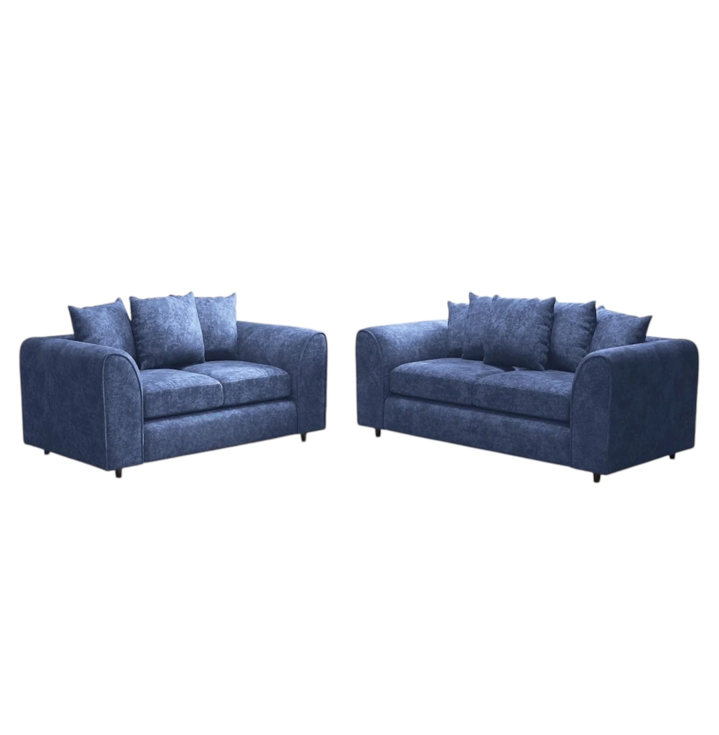 ALASKA FABRIC 3+2 SCATTER BACK SOFA SET