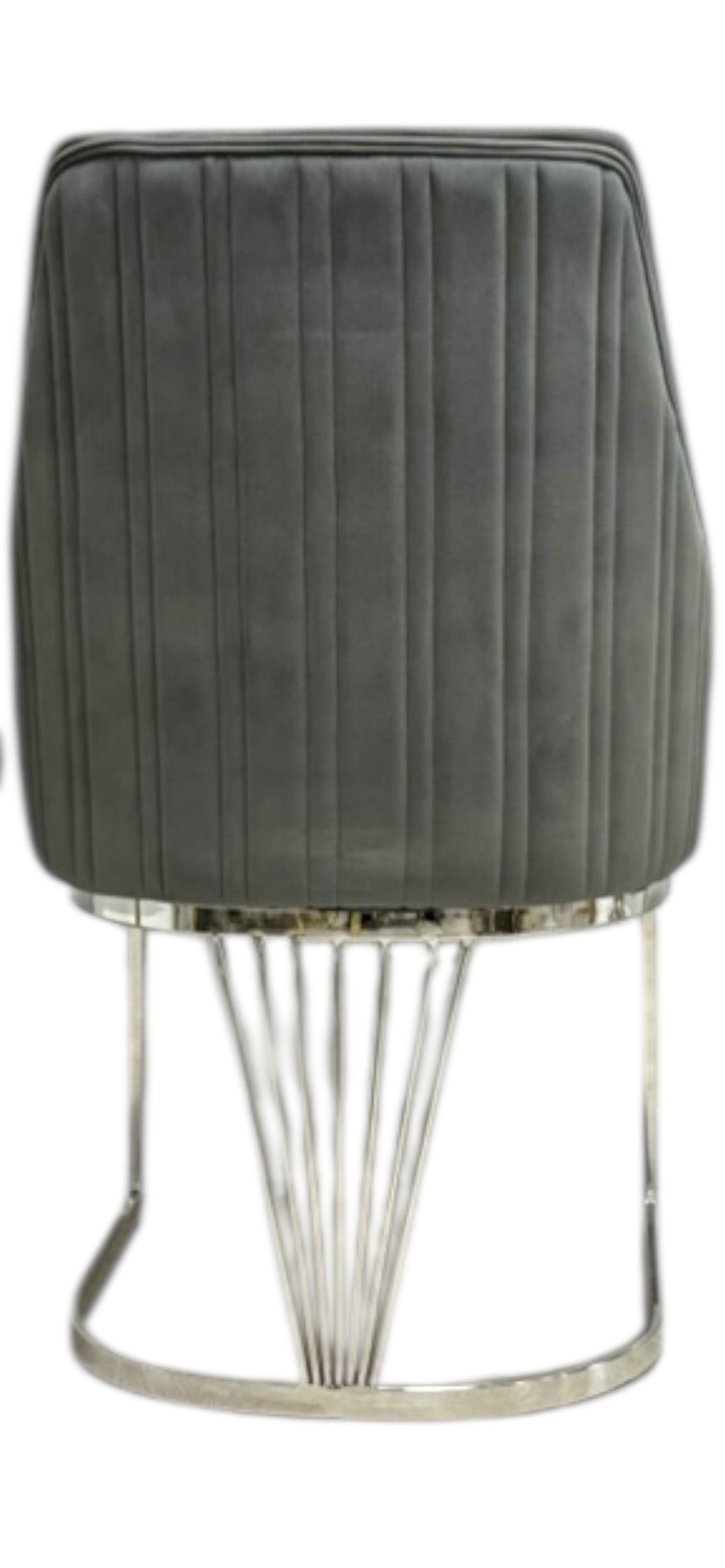 Lasco Velvet Dining Chair with Chrome legs