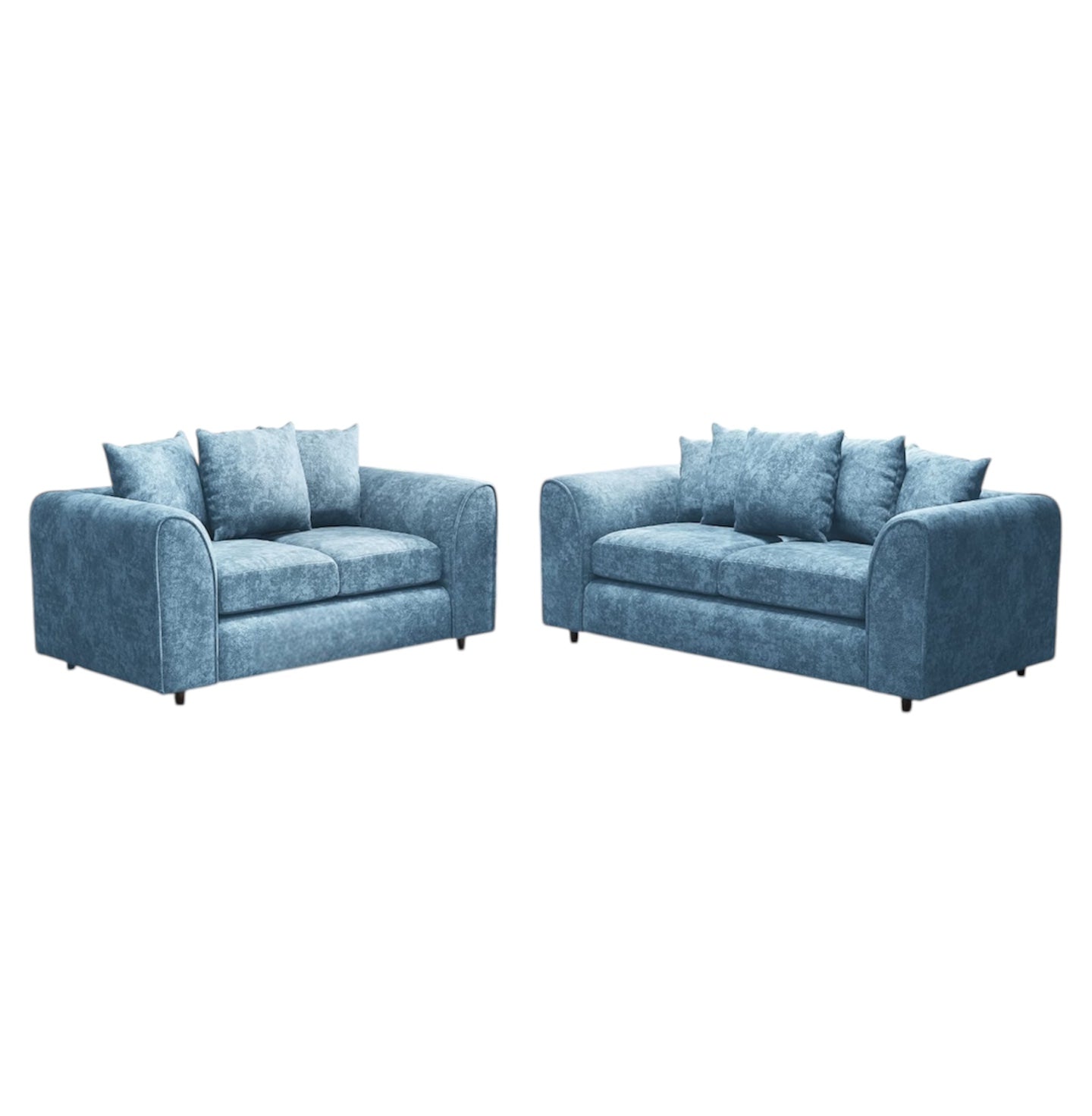 ALASKA FABRIC 3+2 SCATTER BACK SOFA SET