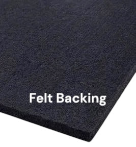 Gold Flaked 3D Acoustic Wall Panel in Black
