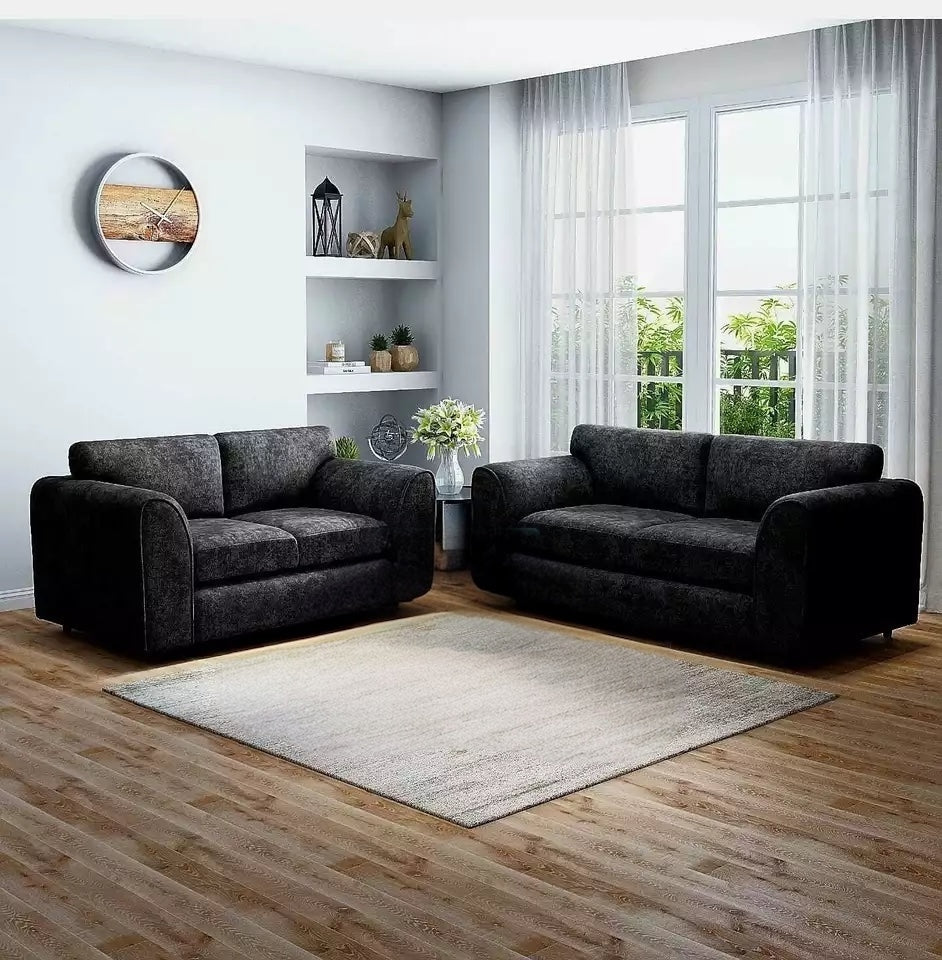 ALASKA FABRIC 3+2 FULL BACK SOFA SET