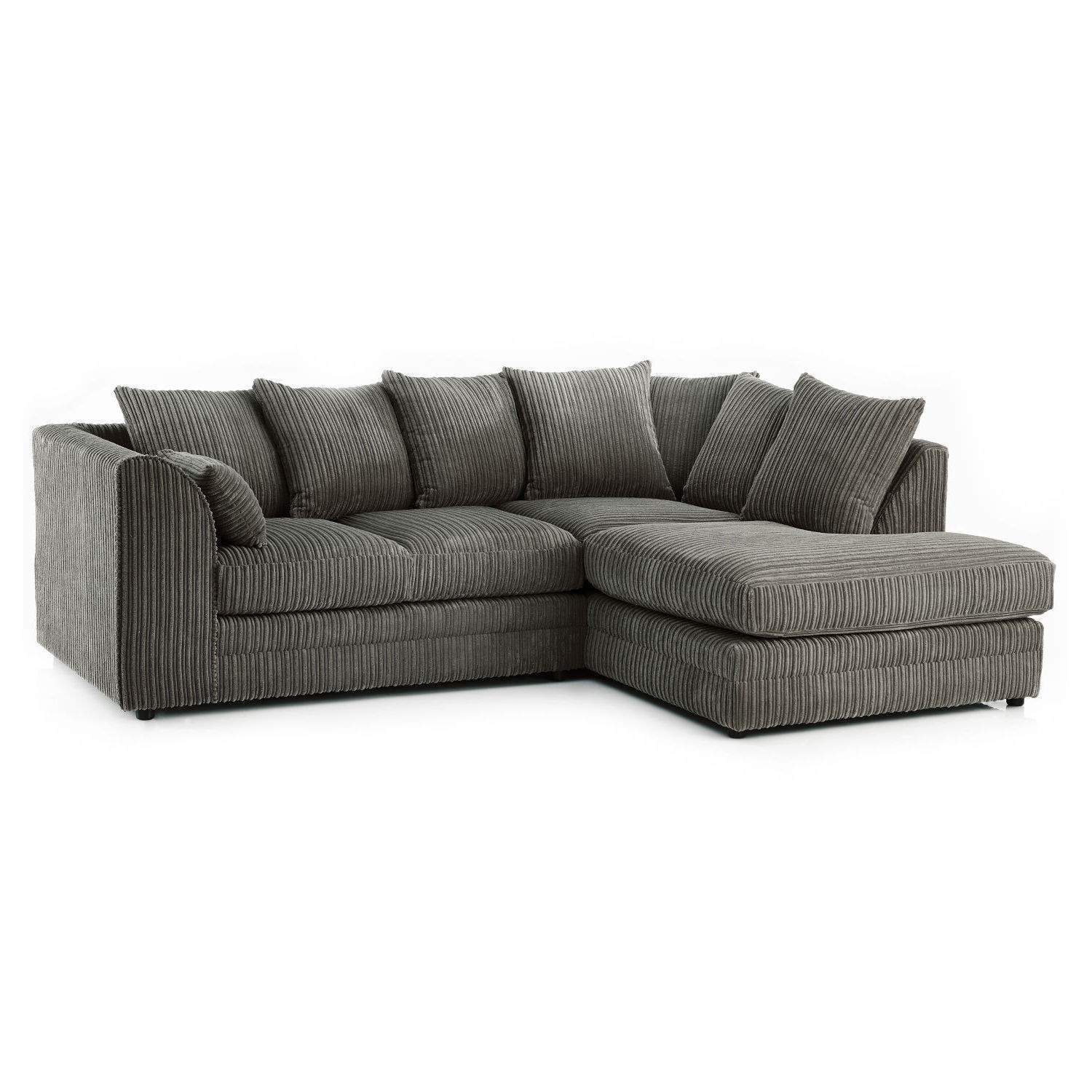 Chicago Jumbo Cord Scatter Back 4 Seater Corner Sofa