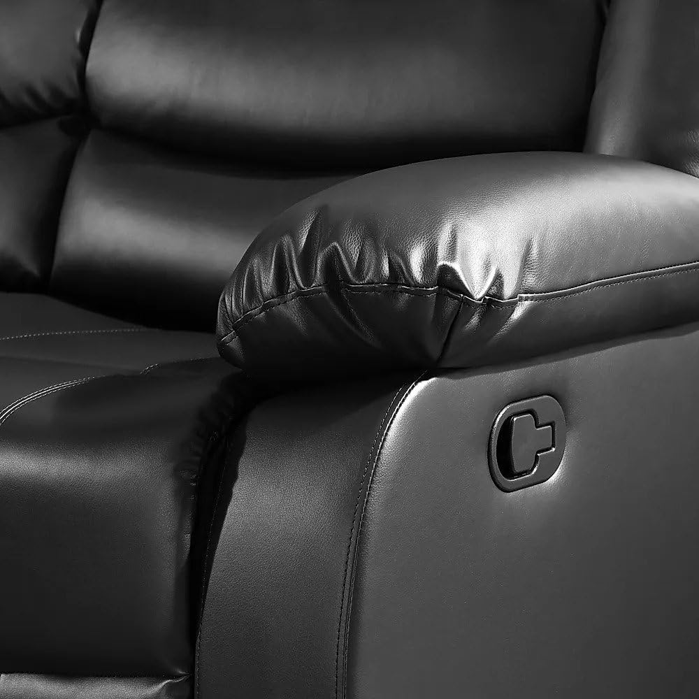 Roma Leather 3-Seater + 2-Seater Recliner Sofa Set