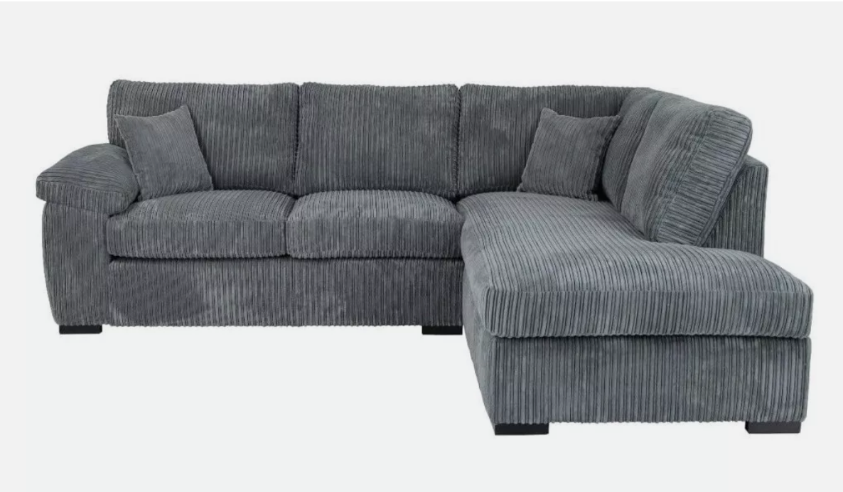 AMALFI JUMBO CORD - 4 SEATER CORNER SOFA