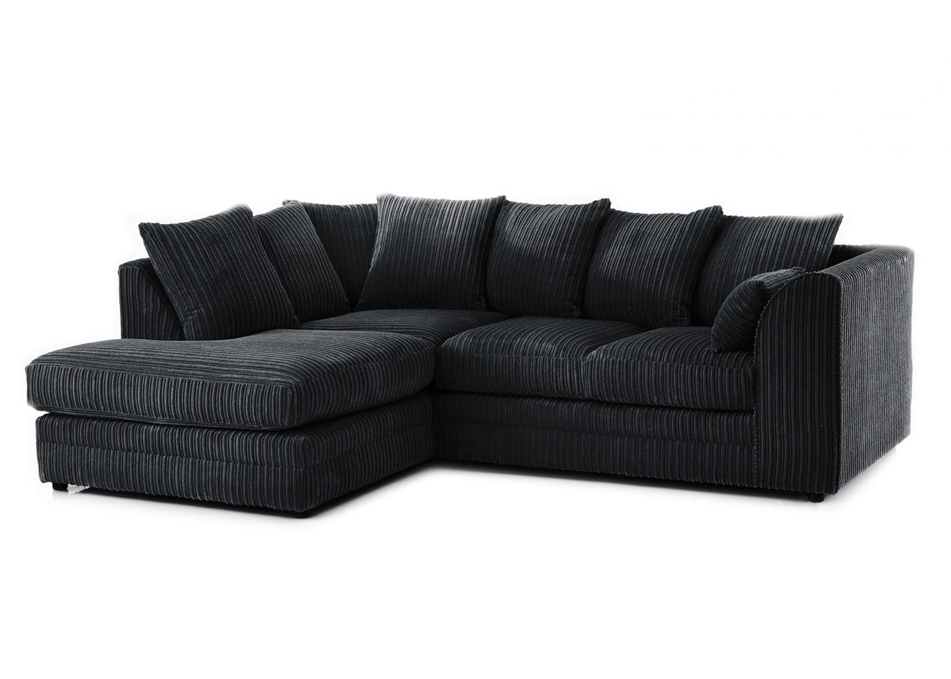 Chicago Jumbo Cord Scatter Back 4 Seater Corner Sofa