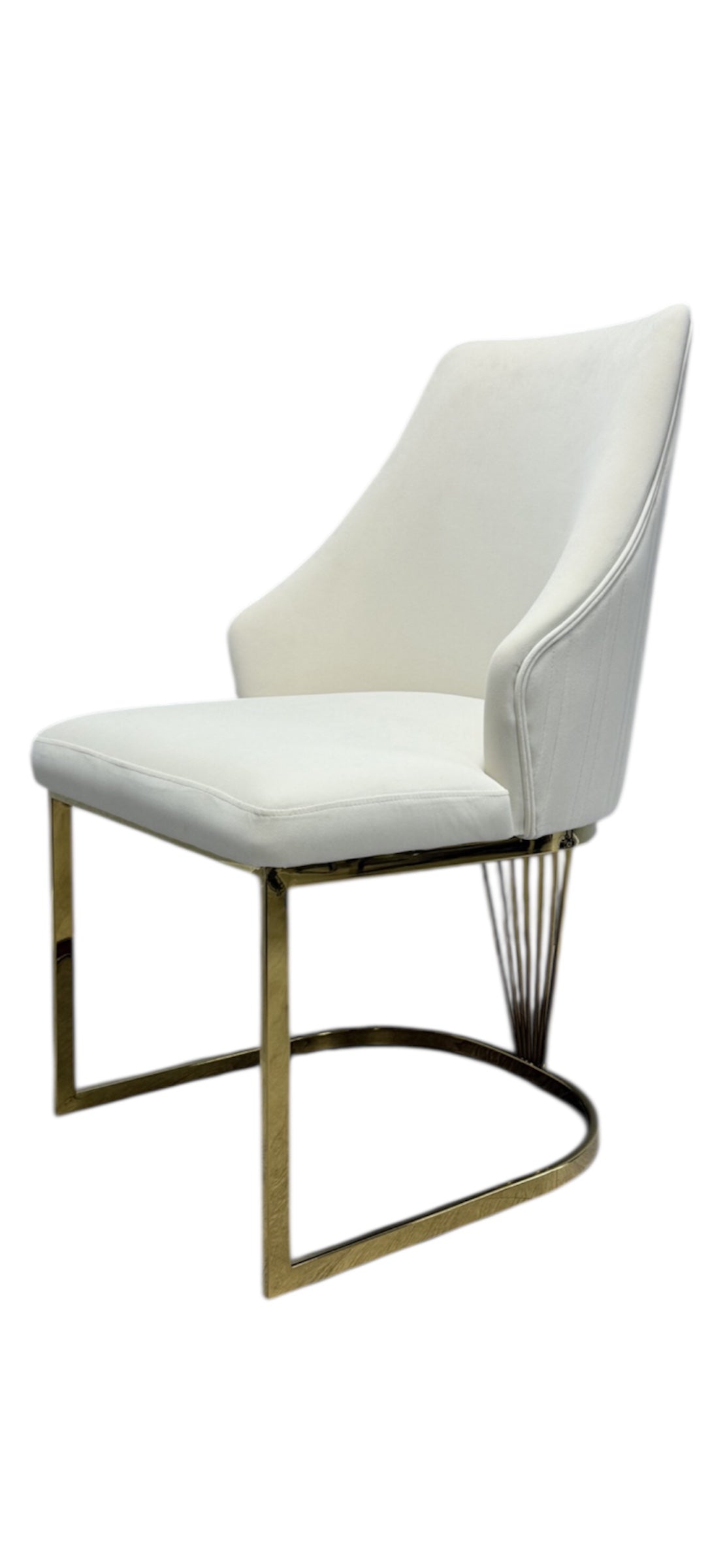 Lasco Velvet Dining Chair with Chrome legs