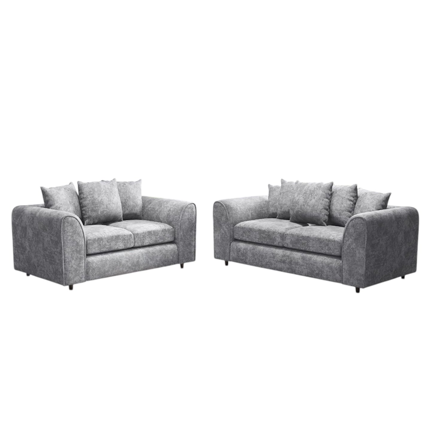 ALASKA FABRIC 3+2 SCATTER BACK SOFA SET