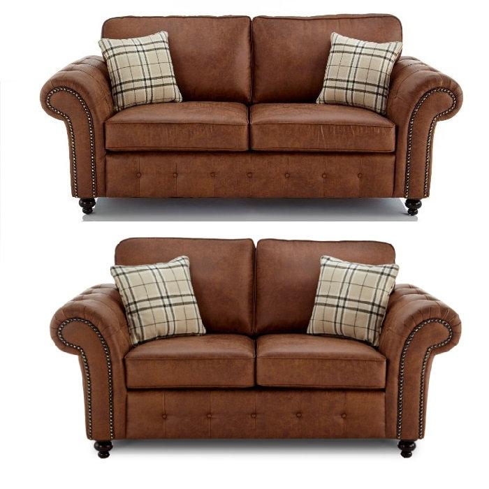 Oakland Tan 3+2 Sofa set