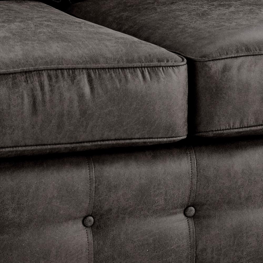 Oakland Black Corner Sofa set
