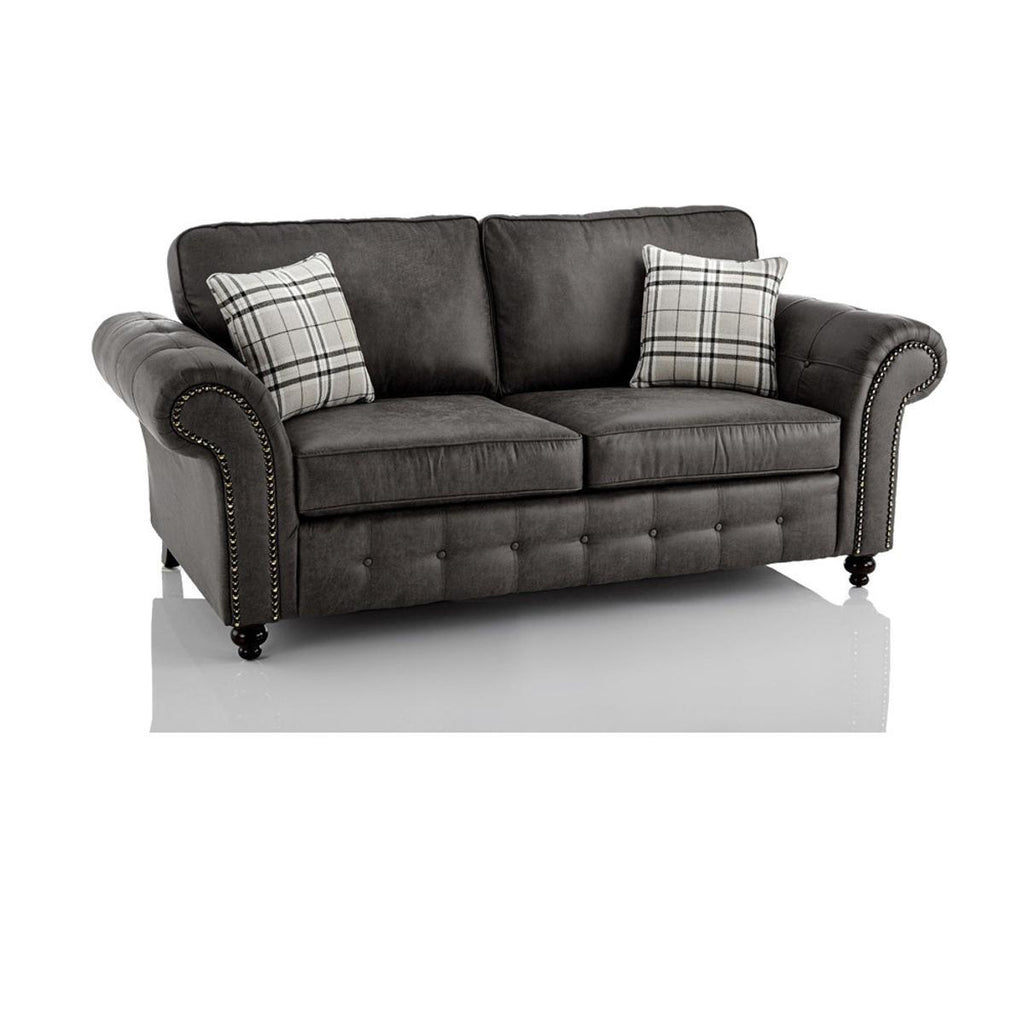 Oakland Black 3+2 Seater Sofa set