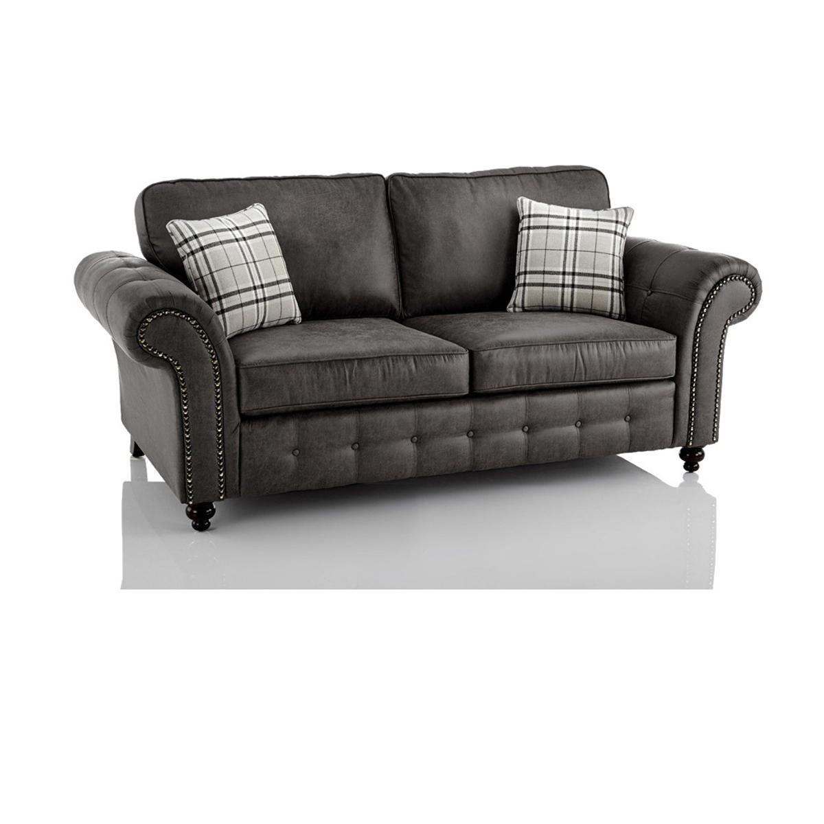 Oakland Black 3+2 Seater Sofa set