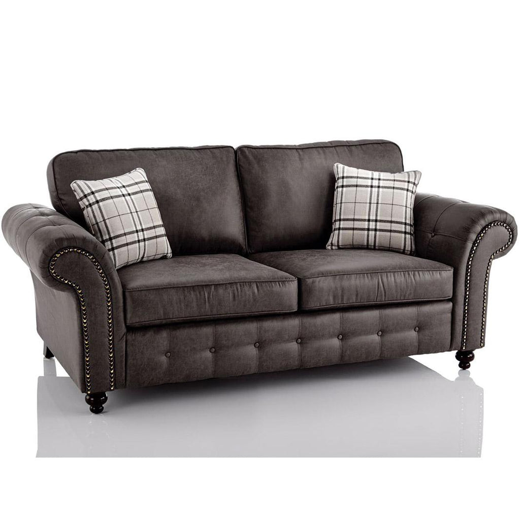 Oakland Black 3+2 Seater Sofa set